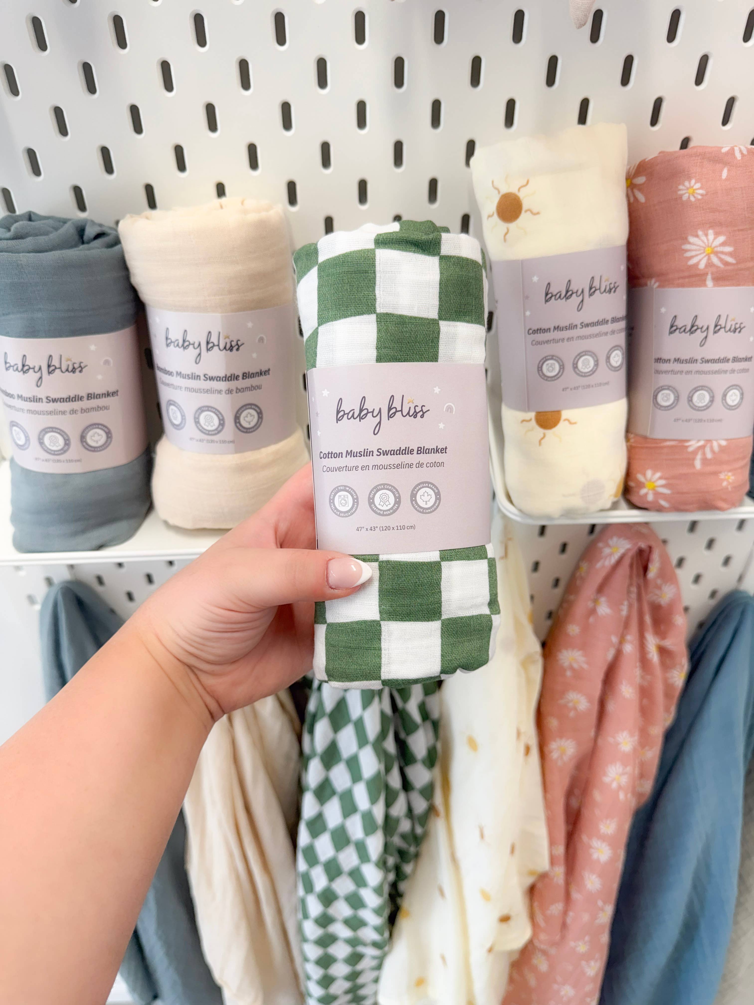 Baby Bliss - Wholesale Swaddle - Baby - Baby Muslin Cotton Swaddle Blanket - Large5