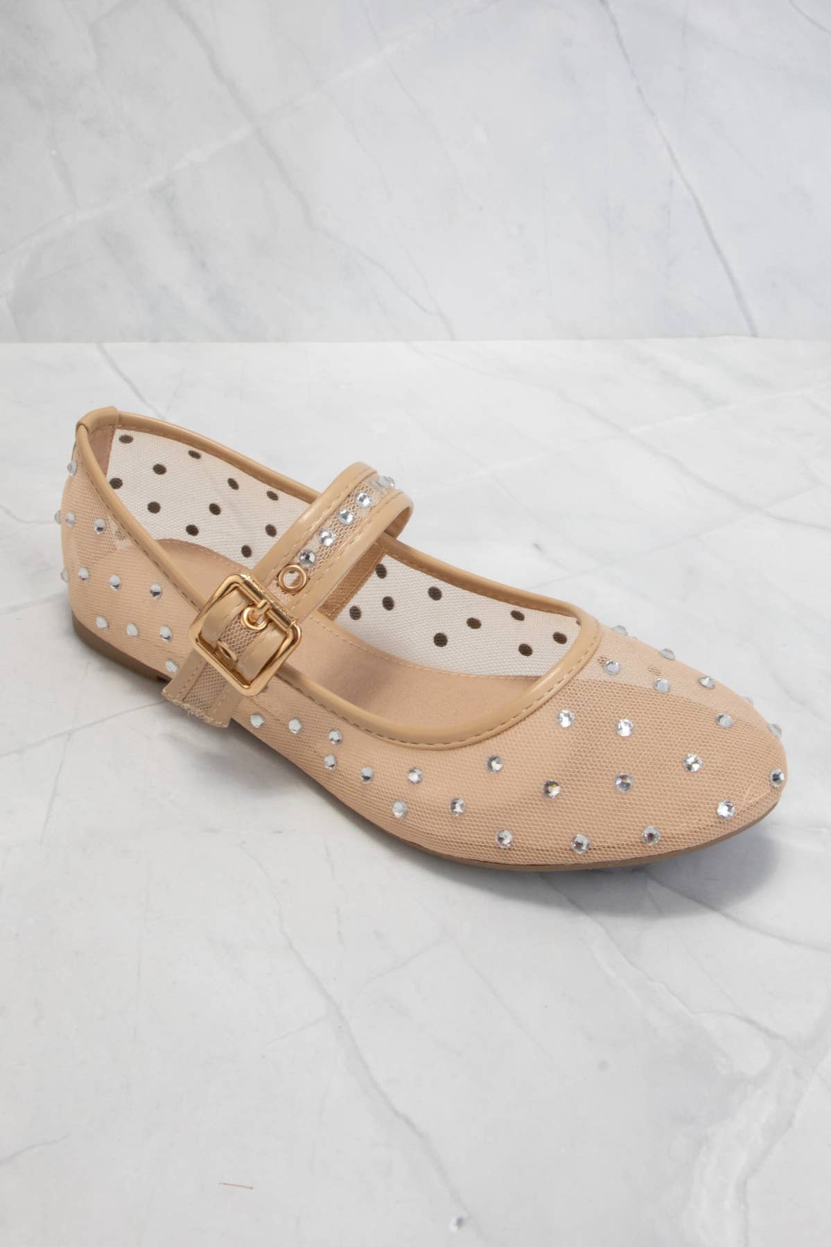 CCOCCI - Vendita all'ingrosso Ballerine - Donna - SF9868 BALLERINE MARY JANE IN RETE CON STRASS1