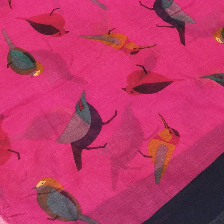 Wrapables.com - Wholesale Scarf - Women's - Wrapables Soft Viscose Bird Print Multi-Style Scarf39