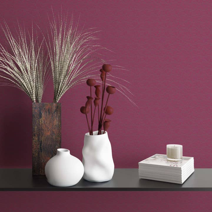 Marburg - Wholesale Wallpaper - Purple plain wallpaper for bedroom, living room or kitchen2