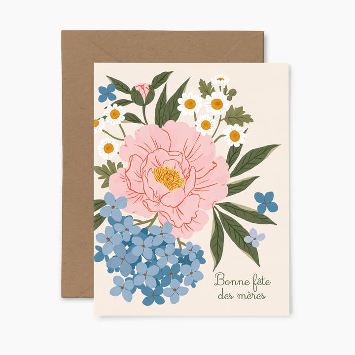 Bouquet "Bonne fête des mères" | Greeting Card and other Purchase Wholesale automatique bouquets fleurs. Free Returns & Net 60 Terms on Faire trending on Faire.