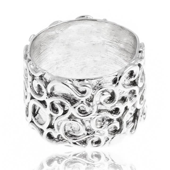 Logo Band Ring for wholesale by Sara Lubrano Gioielli Artigianali