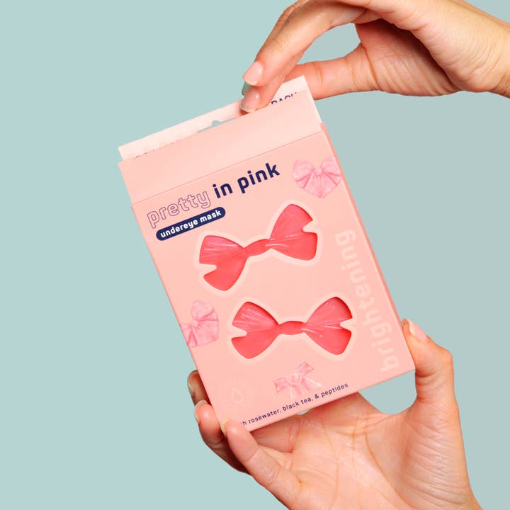 My Spa Life - Wholesale Eye Treatment Mask - Pretty in Pink! Brightening Undereye Masks - 6 Pairs
