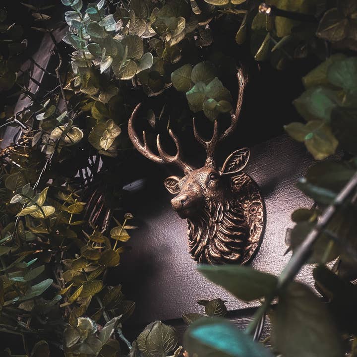 Brass bee - Wholesale Knob/pull - Stag Door Knocker - Heritage Finish1