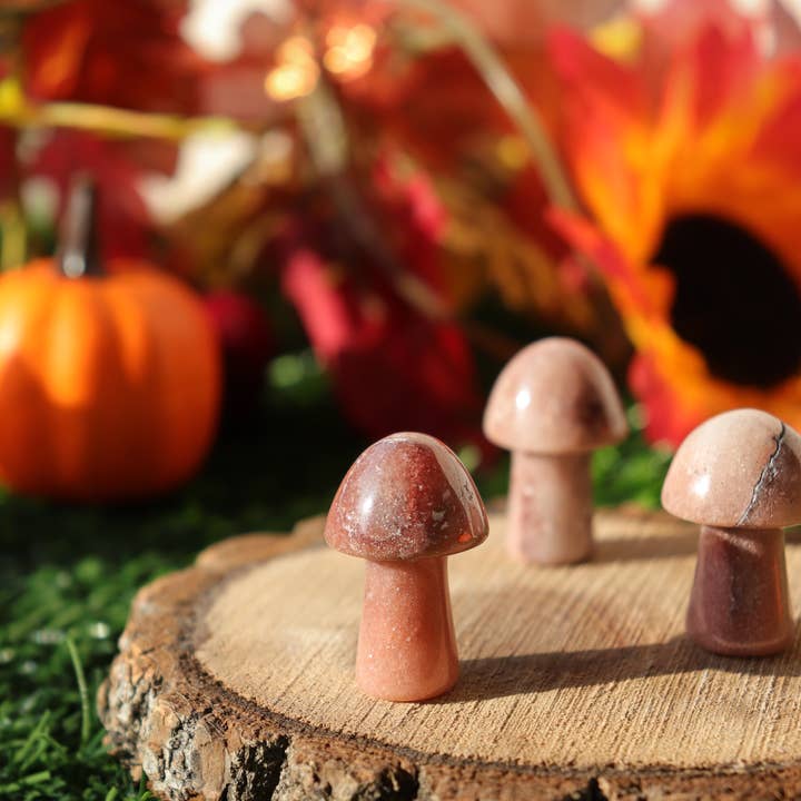 Natures Artifacts Inc - Wholesale Spiritual Stone/Crystal - Red Aventurine Mini Mushroom8