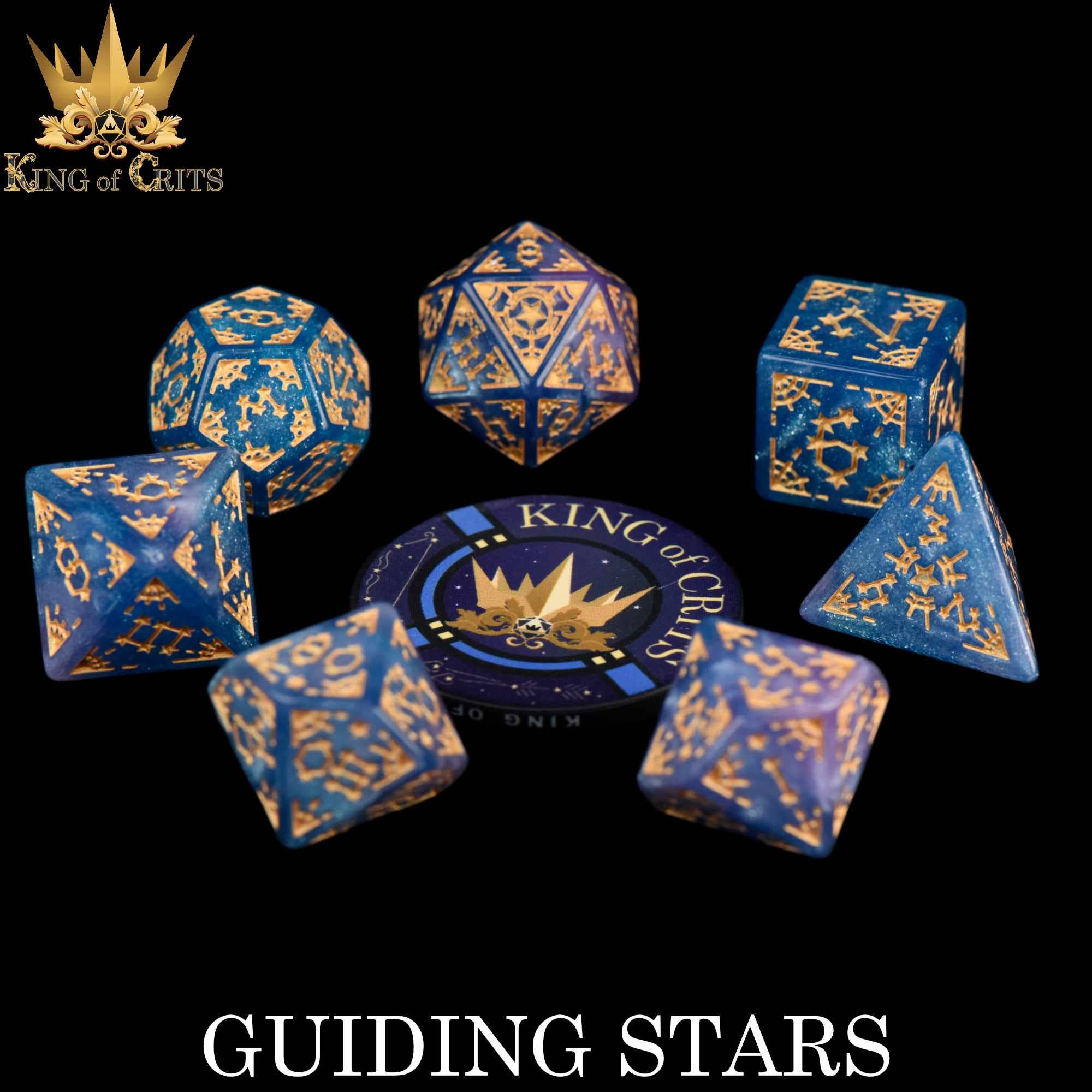 DNDDICE.COM - Wholesale Dice - Guiding Stars - 7 Dice Set2
