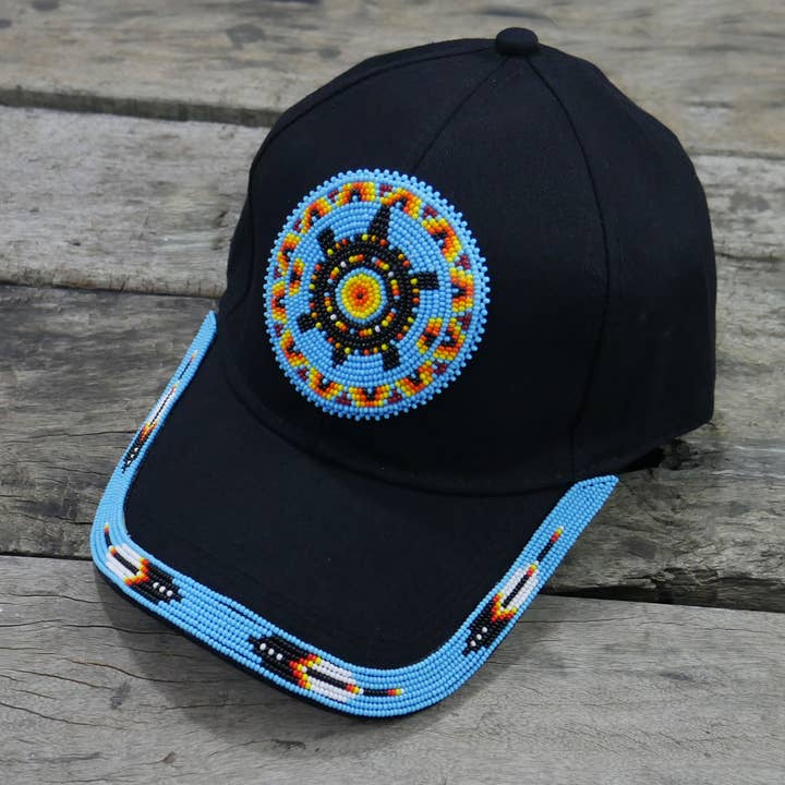 KANGURAH - Wholesale Baseball Cap - Unisex - Native American Beaded cap Beaded Baseball cap Beaded Hat4
