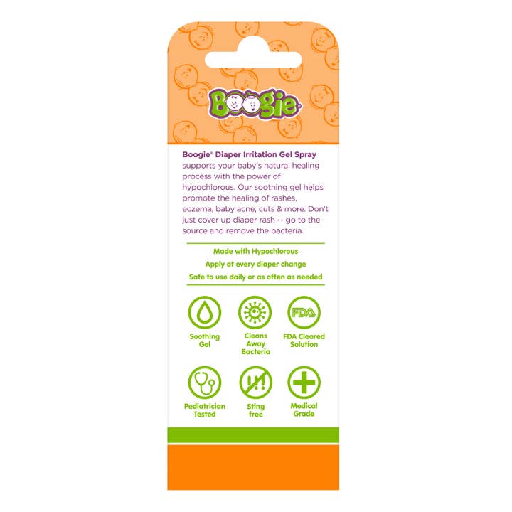 Earth Mama Organics - Wholesale Diaper Cream - Boogie Diaper Irritation Gel Spray, 3.4oz (Case of 12)3