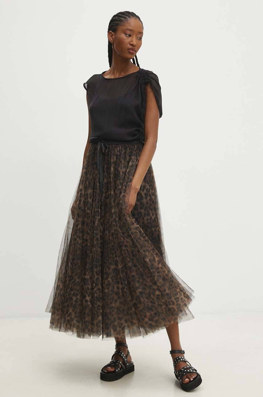 CHOKLATE PARIS (US No duties) - Wholesale Skirt - Women's - Aria tulle skirt in large leopard print - CK08077-53