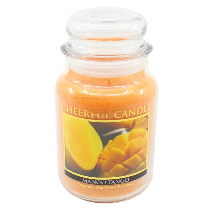 CHEERFUL CANDLE MANGO TANGO SCENTED CANDLE for wholesale by Arcucci Trade Srl