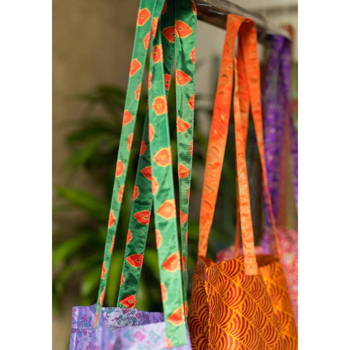 Namaste - Wholesale Tote Bag - Women's - Recycled Sari Fabric Tote Bag