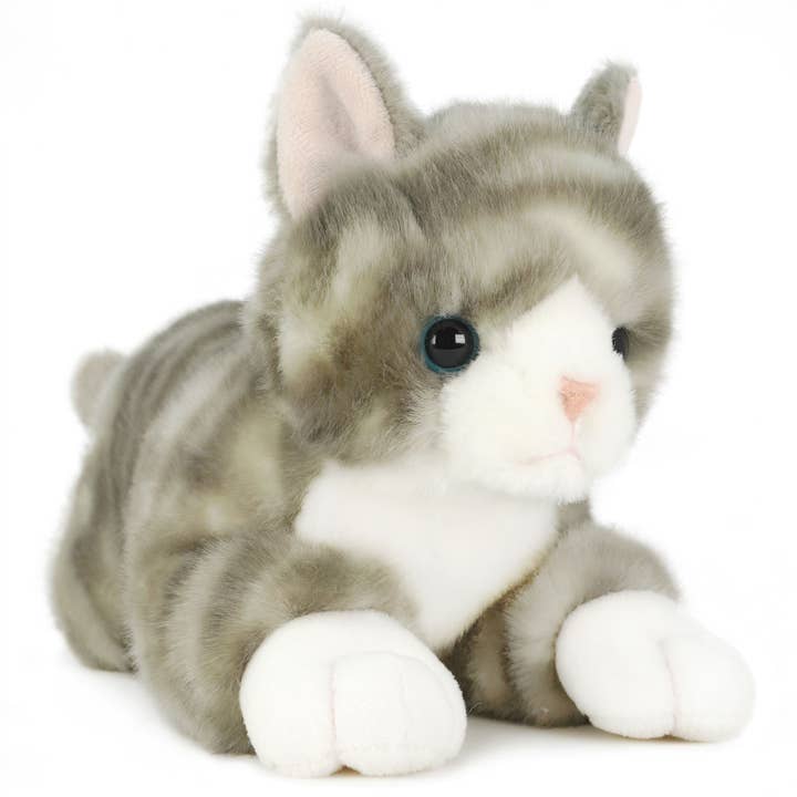 Gavin The Grey Tabby Cat | 13 Inch Stuffed Animal Plush for wholesale by VIAHART Toy Co.