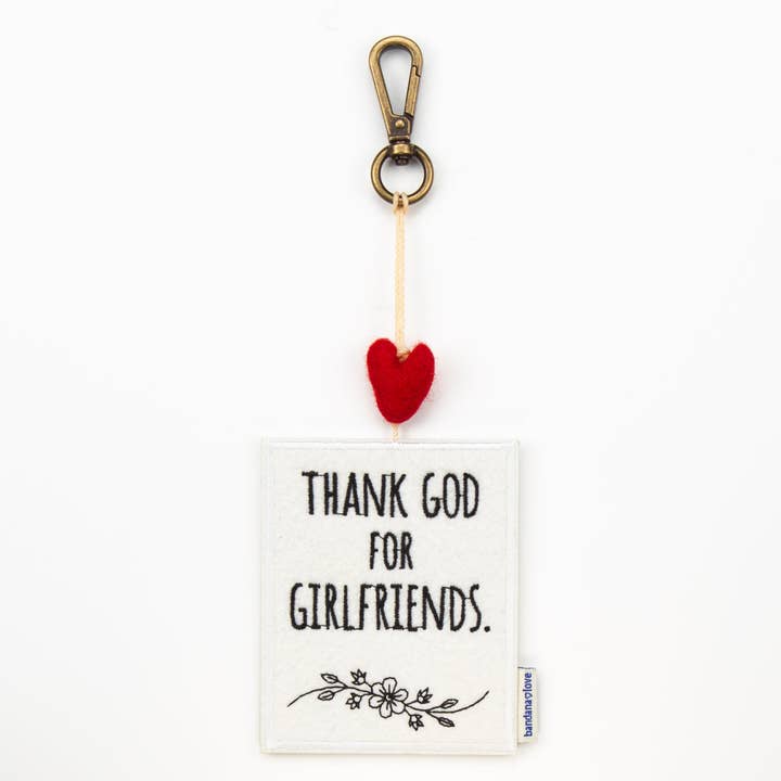 Thank God for Girlfriends Mini Heart String for wholesale by bandana love