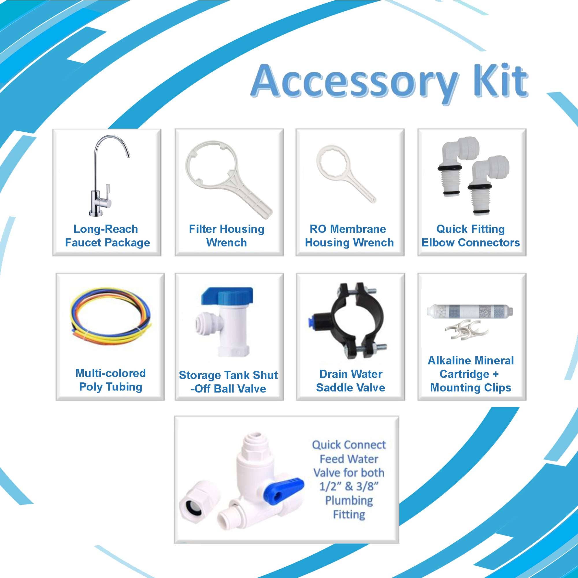 Anchor Water Filters - Wholesale Water Filter - AF-5005-Ultra 6-Stage Alk RO Water Filter-100GPD-NSF Filters9