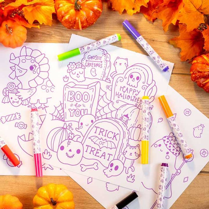 Simon & Schuster - Wholesale Coloring & Activity Book - Kids & Baby - ColorWorld: Spooky Sweet Halloween by6