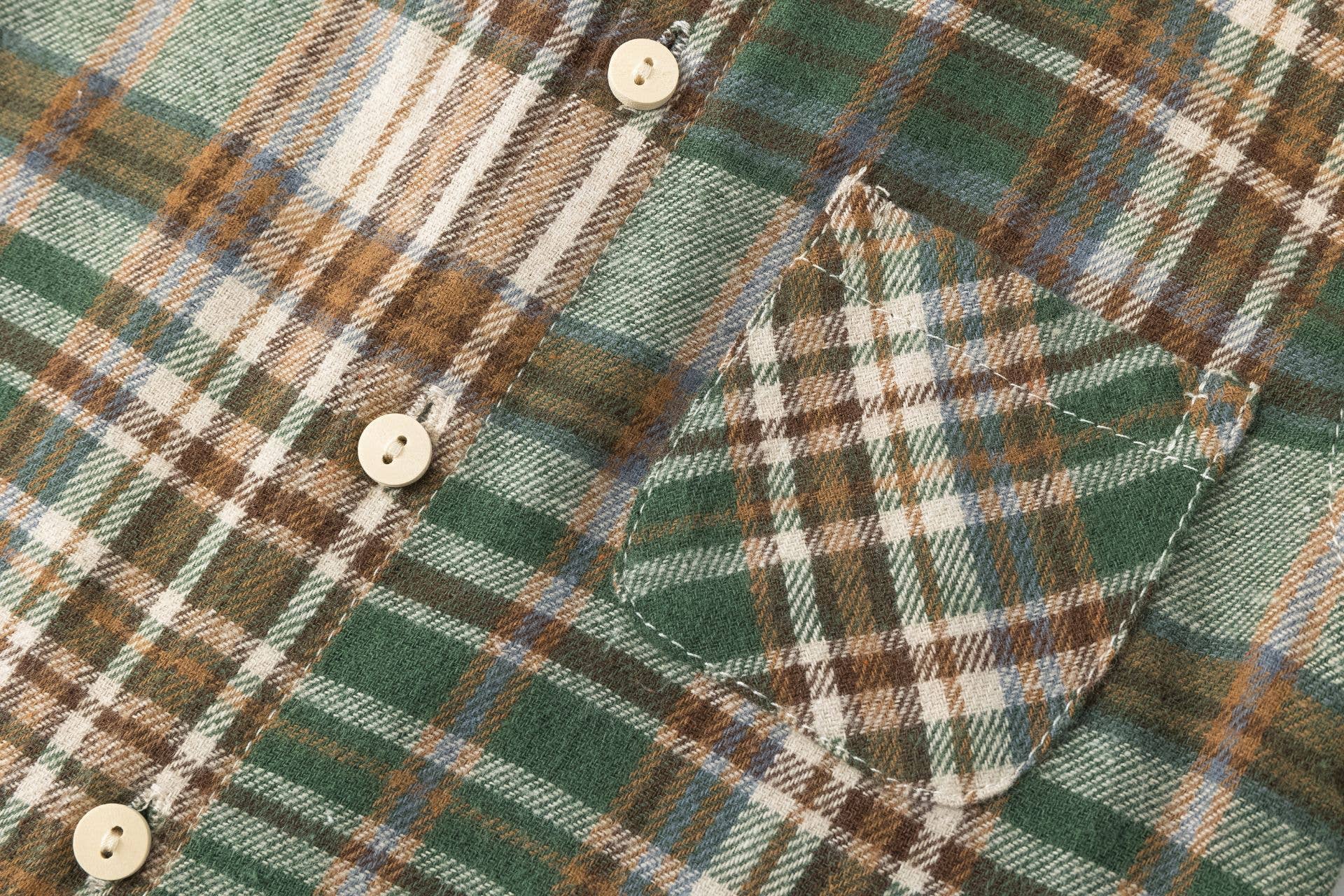 Newness Kids - Wholesale Overhemd met knopen - Kinderen - Babyjongens overhemd met lange mouwen en groen geruit patroon BBI950136