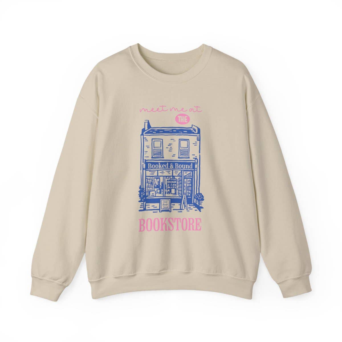 MagicMerchEmporium - Wholesale Graphic Sweatshirt - Women's - Meet Me at the Bookstore Sweatshirt2
