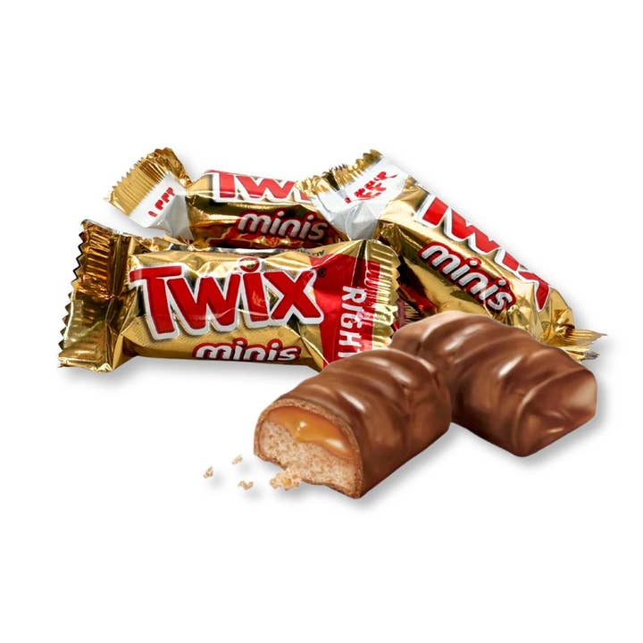 Twix Mini Caramel Chocolate Cookie Bars for wholesale by Candy In Bulk