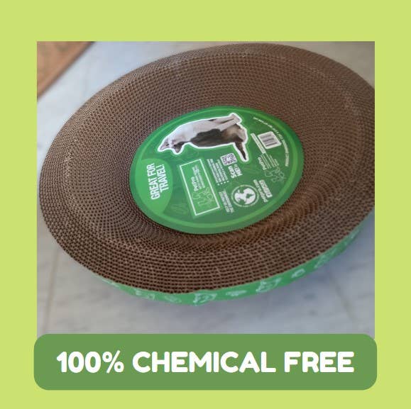 Designer Pet Products, LLC - Vendita all'ingrosso Tiragraffi - Gatti - Grazziapad per Gatti Rotondo – Confezione da 30 Pezzi Resistente10