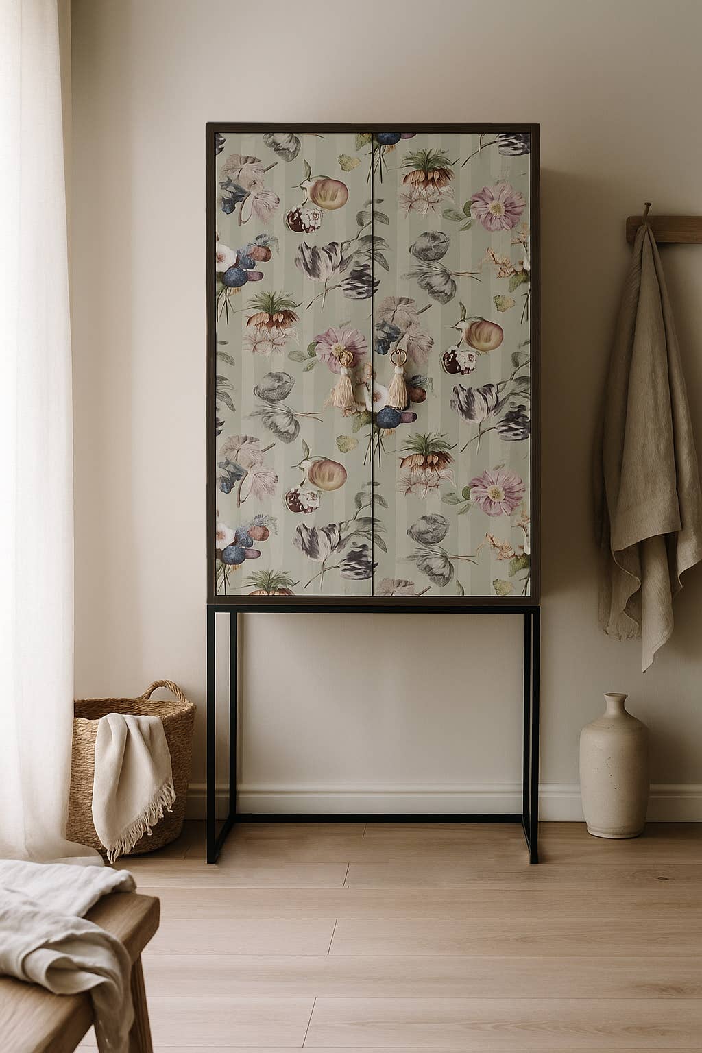 Really Nice Things - Venta al por mayor Armario - Armario aparador 2 puertas MDF estampado campestre1