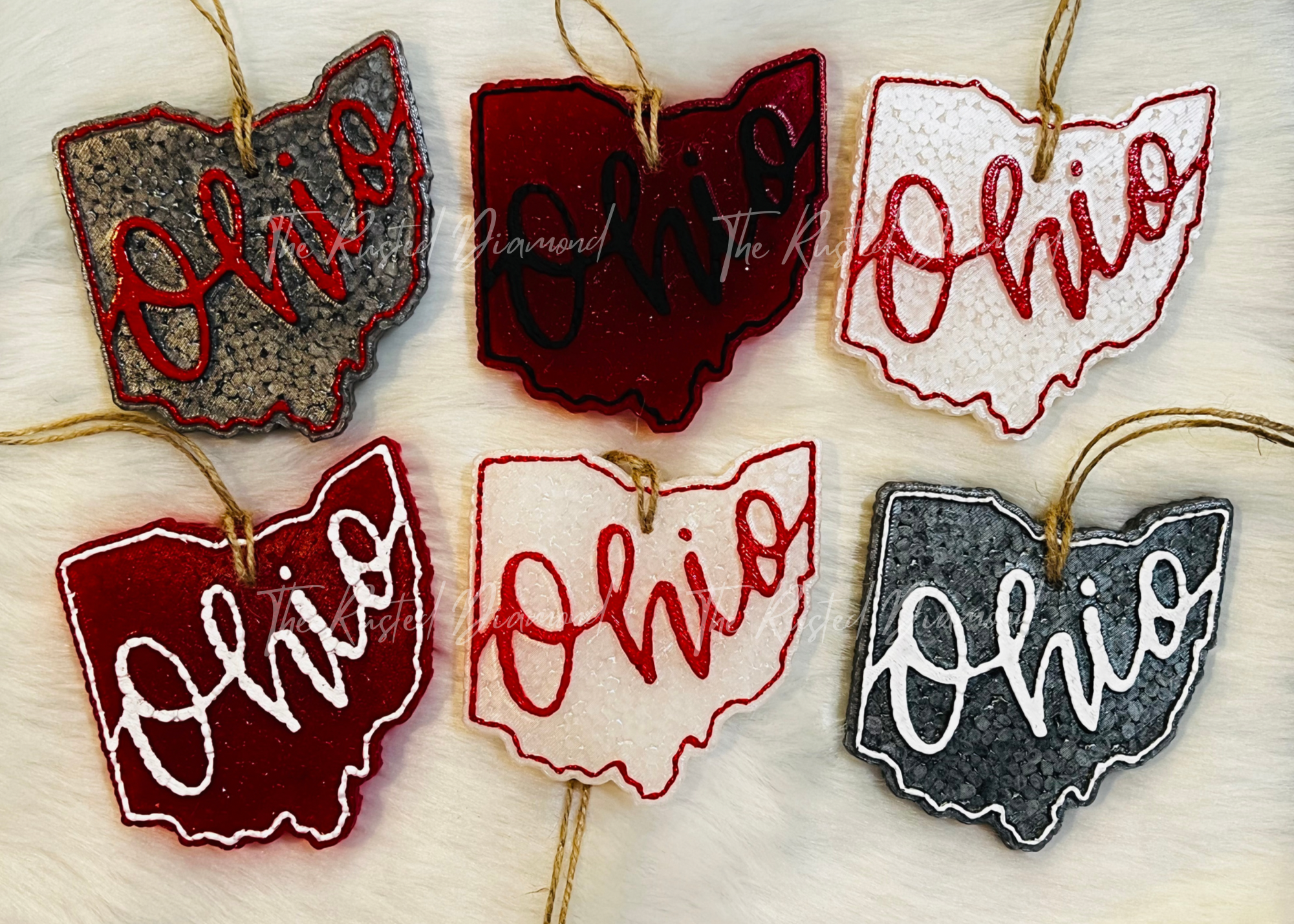 The Rusted Diamond - Wholesale Car Freshener - Women's - Script Ohio Freshie1