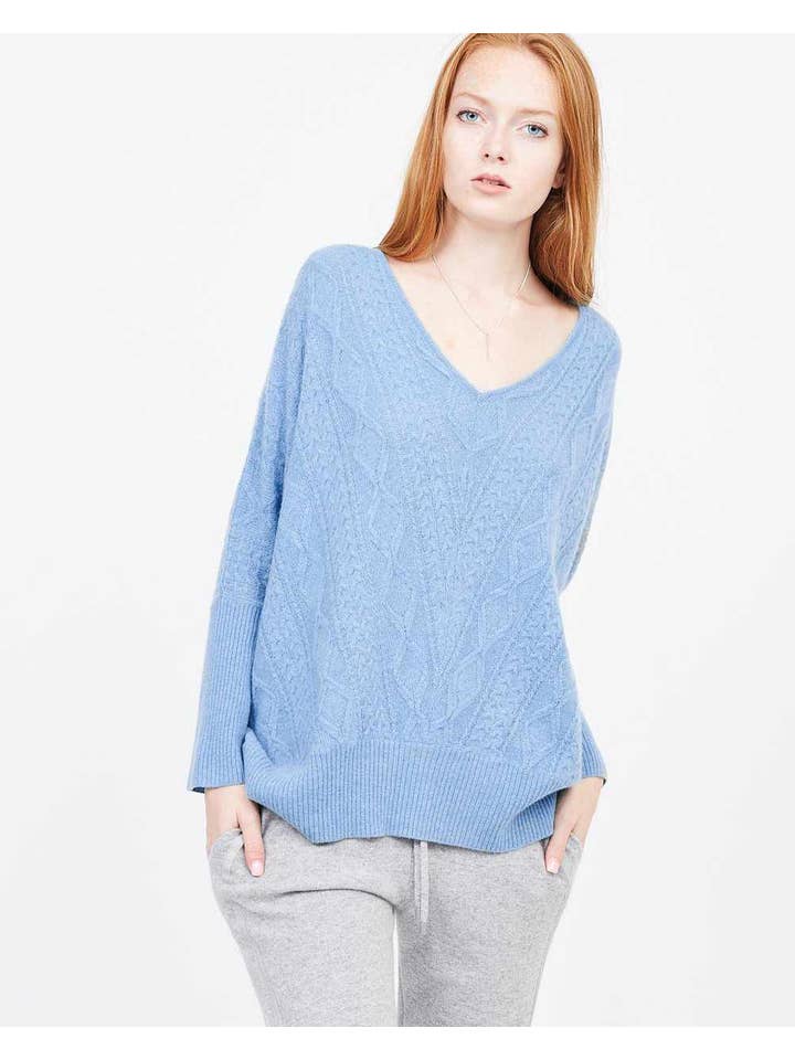 QUINN - Wholesale Knit Sweater - Women's - Cashmere Kendall Oversized Sweater15