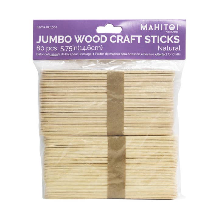 MAHITOI™ 80-PC trä hantverk pinnar för wholesale av Mahitoi