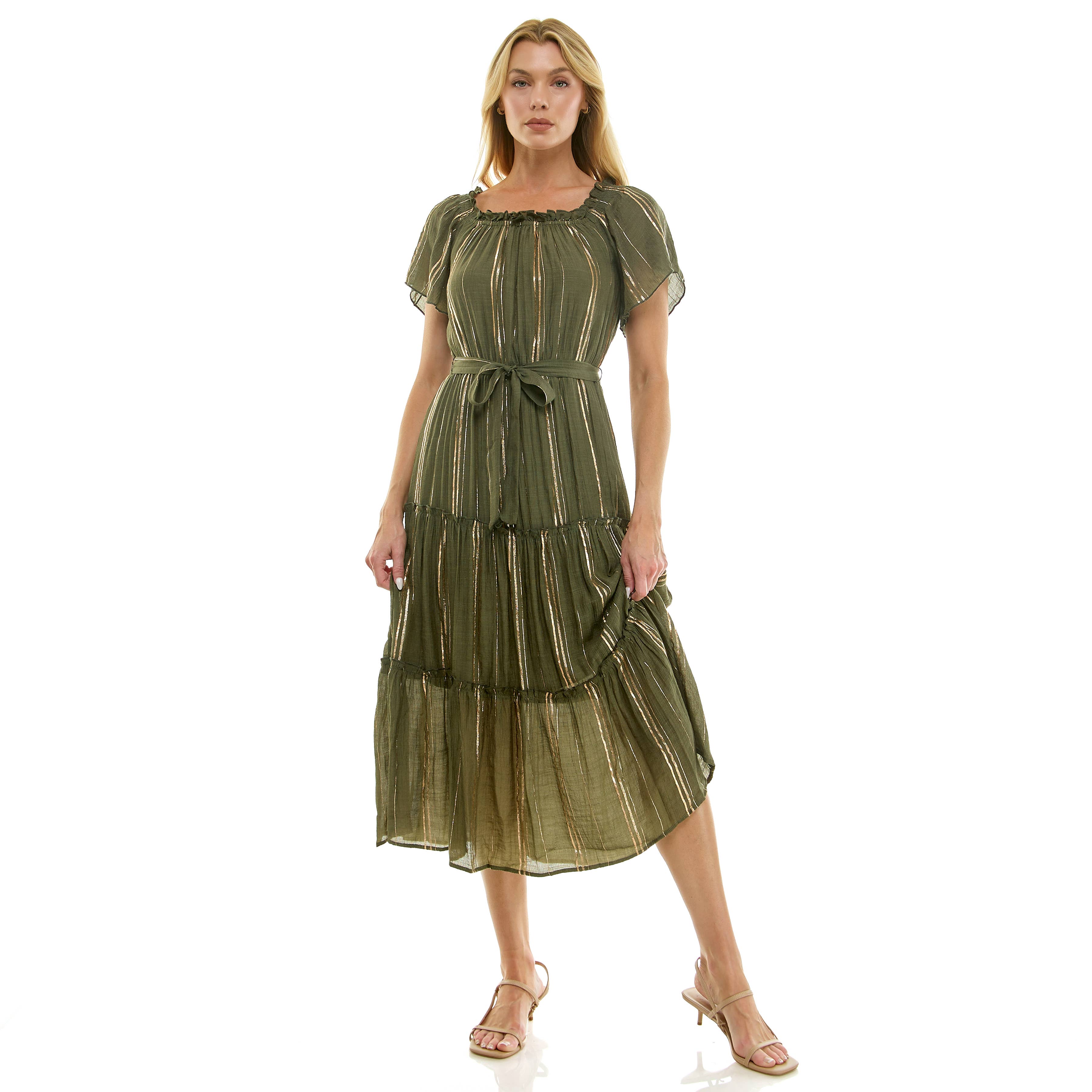 Winslow Collection - Wholesale Dress - Women's - WINSLOW GLEAM TIERED MAXI DRESS16