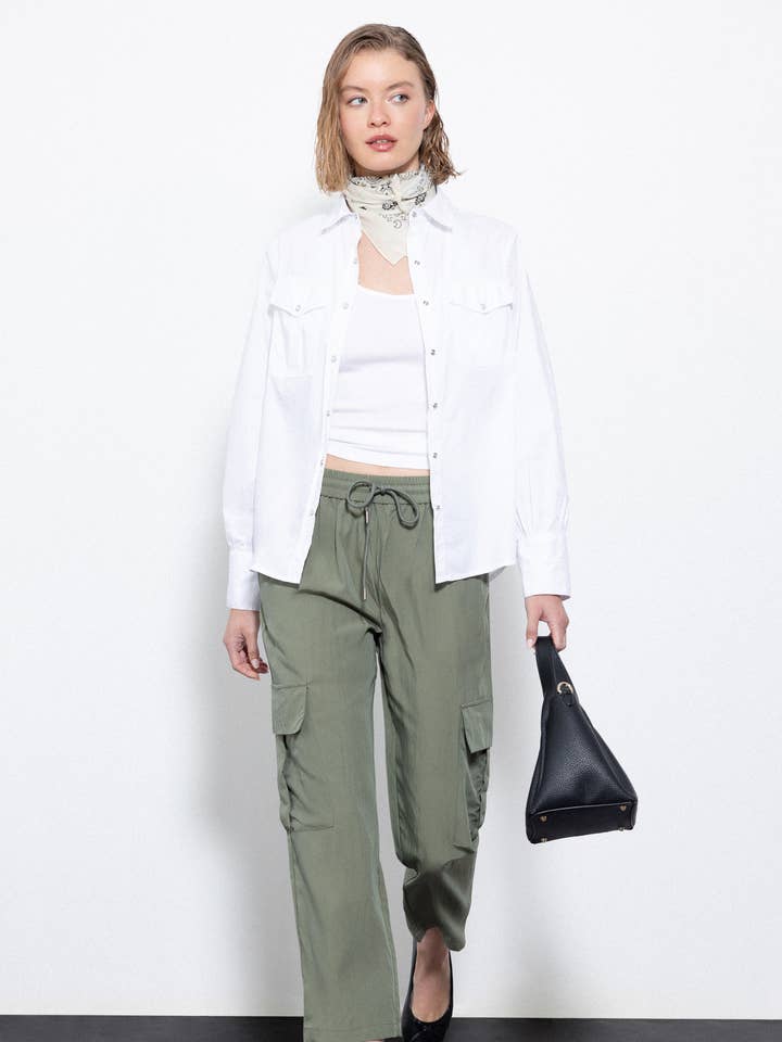 Effen cargobroek (408949-40) voor wholesale door Lanidor