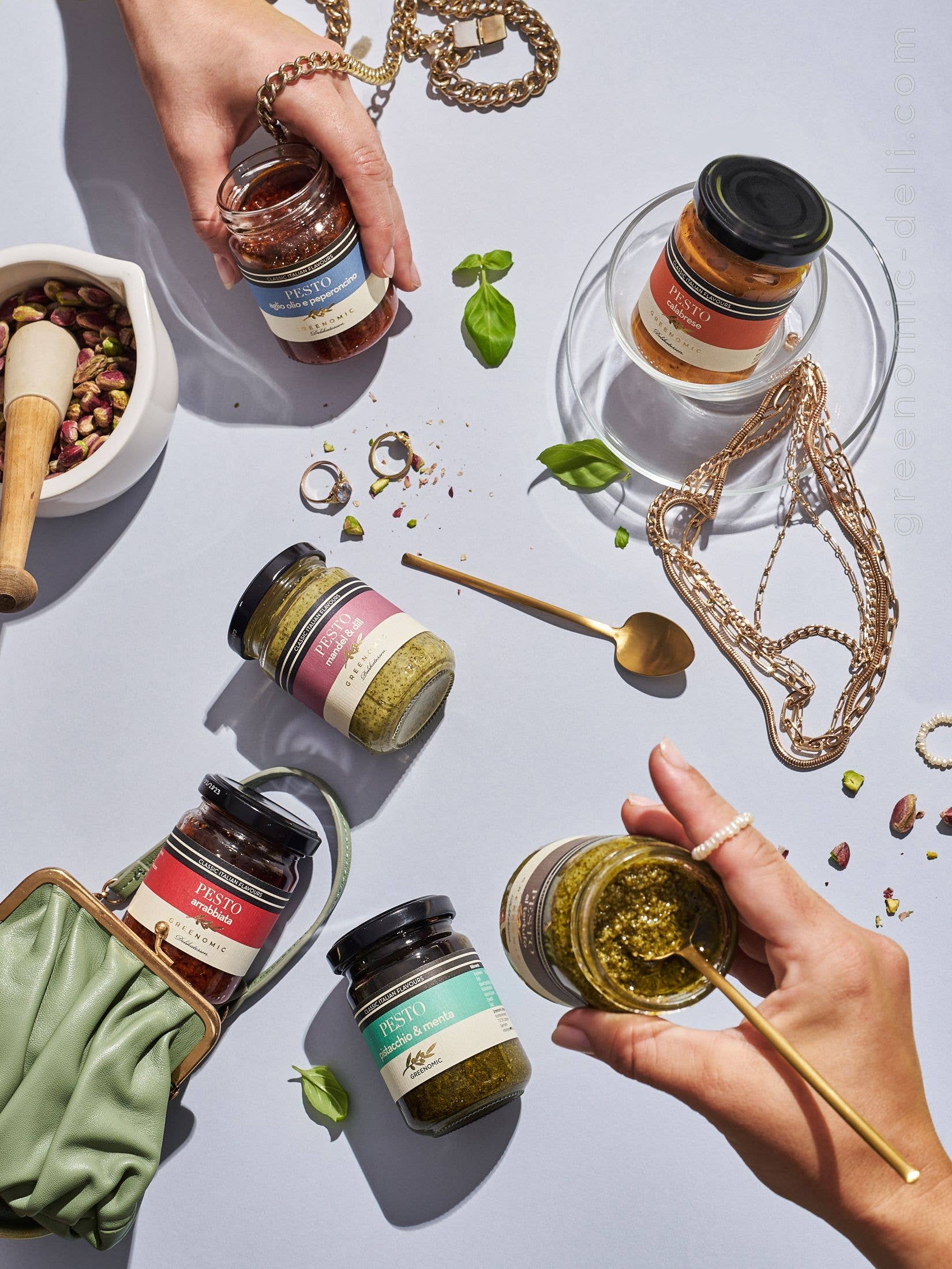 Greenomic Delicatessen – Pesto por atacado – Pesto aglio olio e peperoncino1