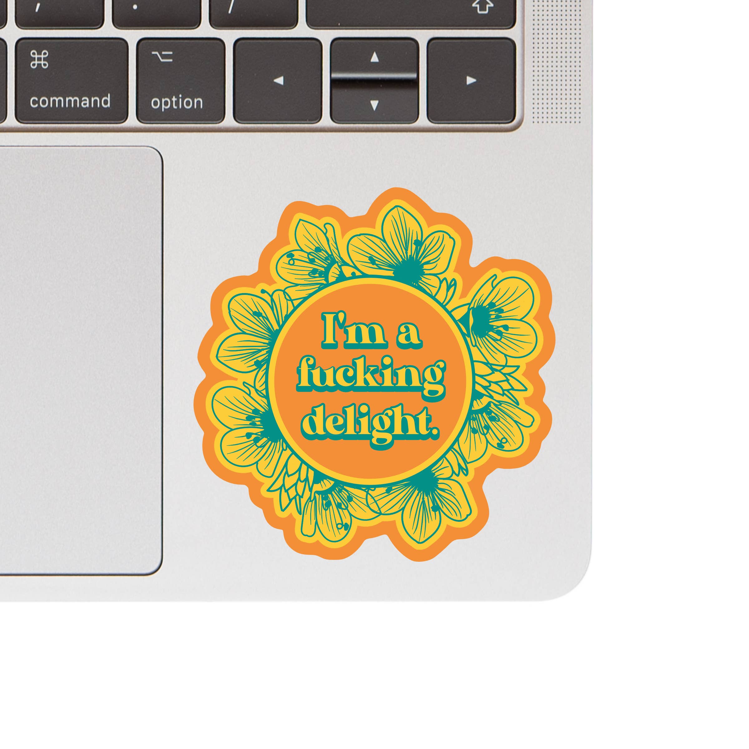 Juju and Moxie - Wholesale Sticker - Fucking Delight Swear Funny High Quality Vinyl Sticker1