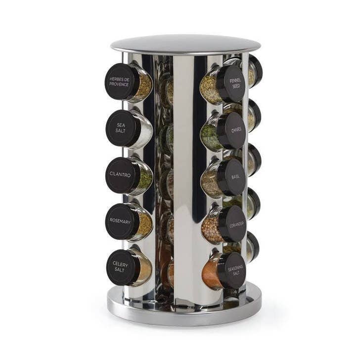 KAM 20 JAR 18-0 SS SPICE RACK for wholesale by Lifetime Brands