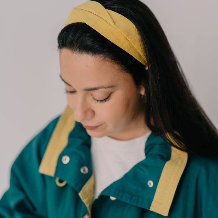 Nuevemi - Wholesale Fashion Headband - Women's - Headband - Mustard Turban0