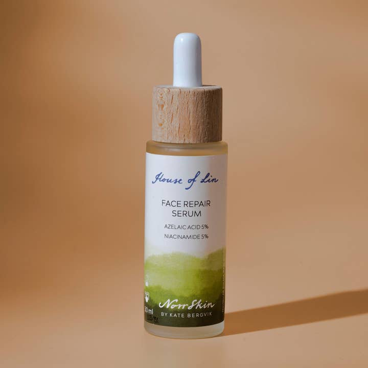 Skin Repair Serum med Niacinamid & Azelainsyre - ECO skincare for engroshandel hos Norrskin