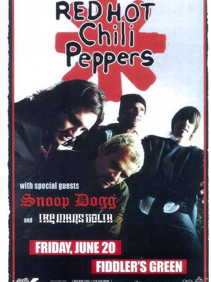 Red Hot Chili Peppers Denver 2003 for wholesale by PosterSource