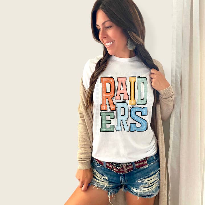 K and M Designs - Wholesale Sublimation Transfer - Boho Raiders Sporty Mascot DTF Transfer