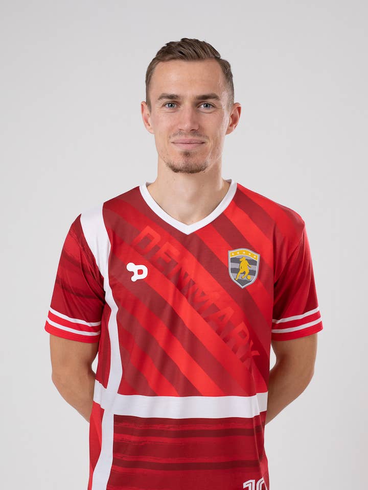 Jersey/camisa de Ronaldinho Denmark para venta al por mayor de DRYWORLD