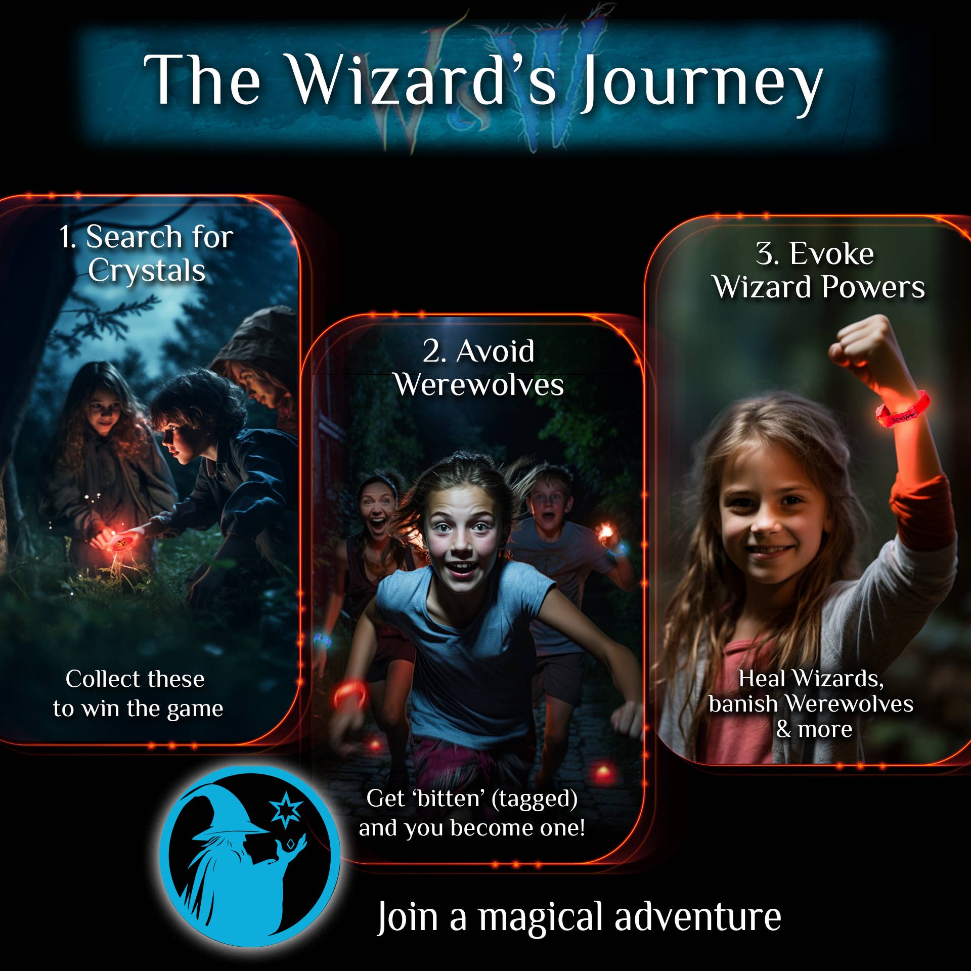 Starlux Games - Wholesale Sporting Game - Kids & Baby - Wizards & Werewolves - A Outdoor Game for Kids2