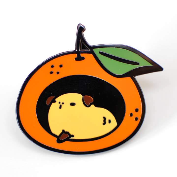 Spilla per cucciolo Mikan con porcellino d'India marrone per la vendita all'ingrosso da parte di Noristudio