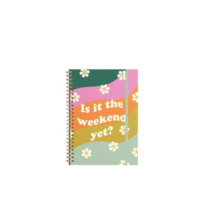 Agenda perpétuelle sans date - Est-ce déjà le week-end ? pour la vente par Talking Out of Turn