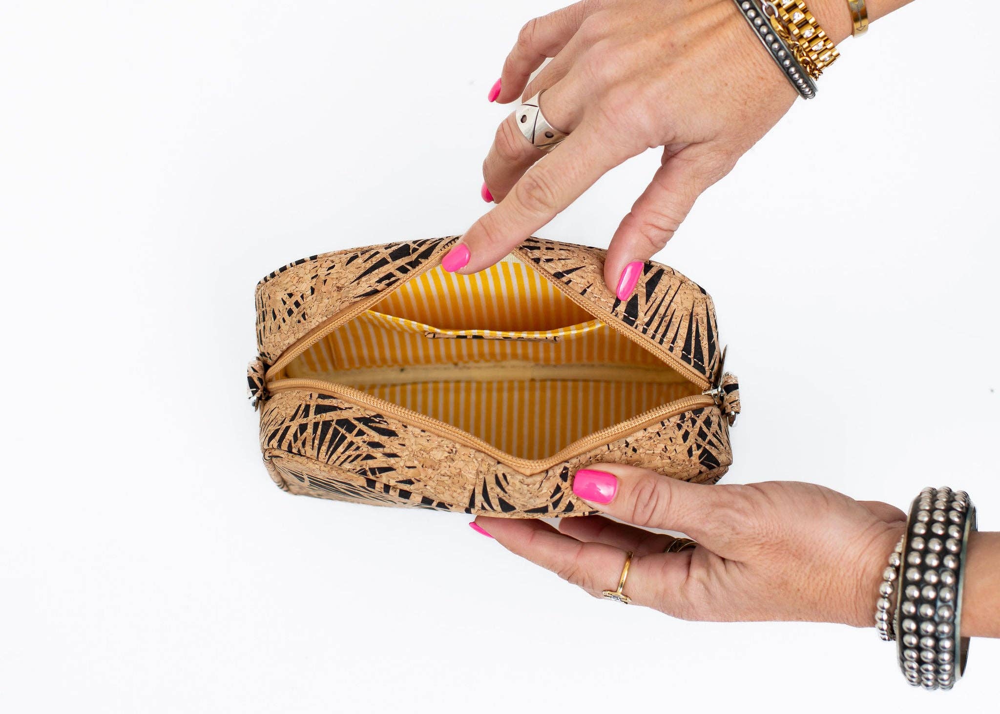 KORK & Inspired by KORK - Wholesale Crossbody Bag - Women's - Anastasia Cork Small Crossbody- Palm SPECIAL EDITION!1