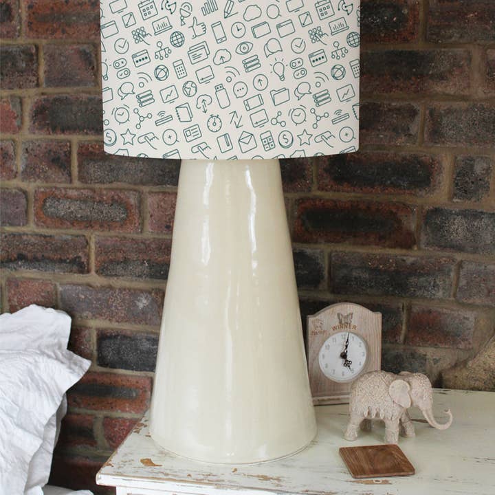 outline icons (Ceiling & Lamp Shade) for wholesale by Benjamin Tate Design