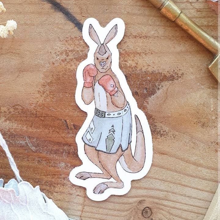 Furry Fighter - Autocolante de Vinil por atacado de Erlenmeyer Art