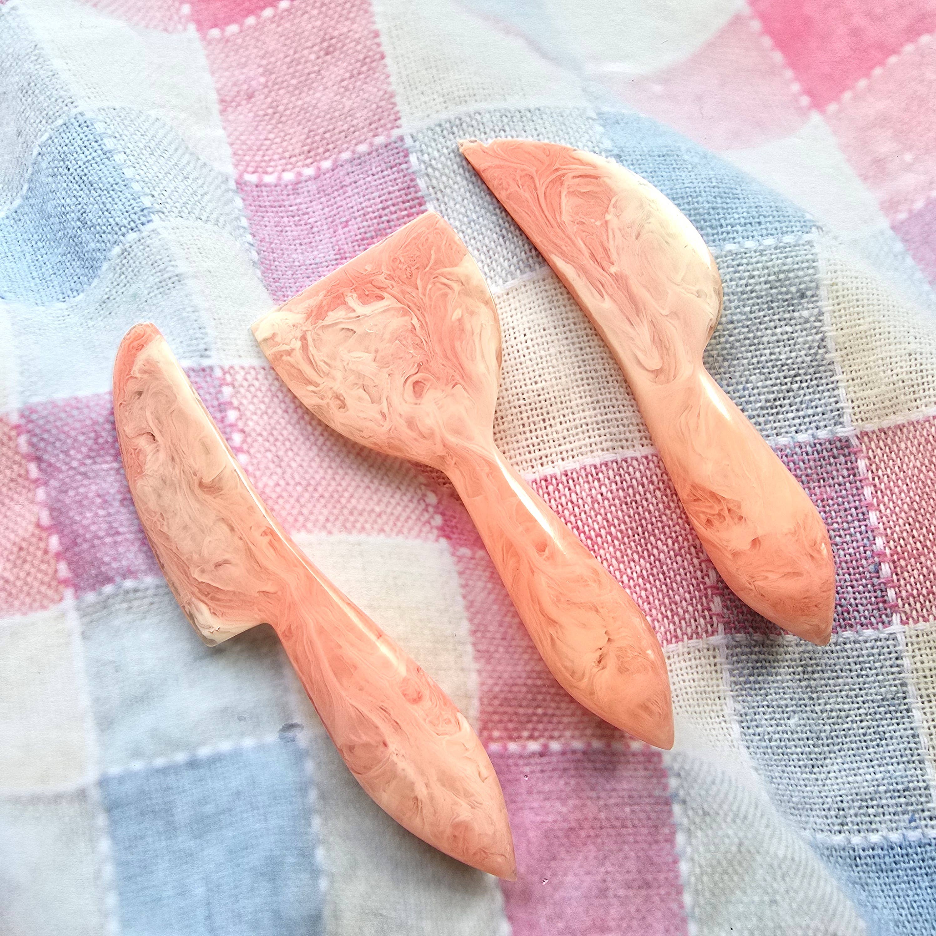 Gibb & Daan – Faca para queijo por atacado – Conjunto de Facas de Queijo de 3 Peças - Ferramentas de Charcutaria em Resina26