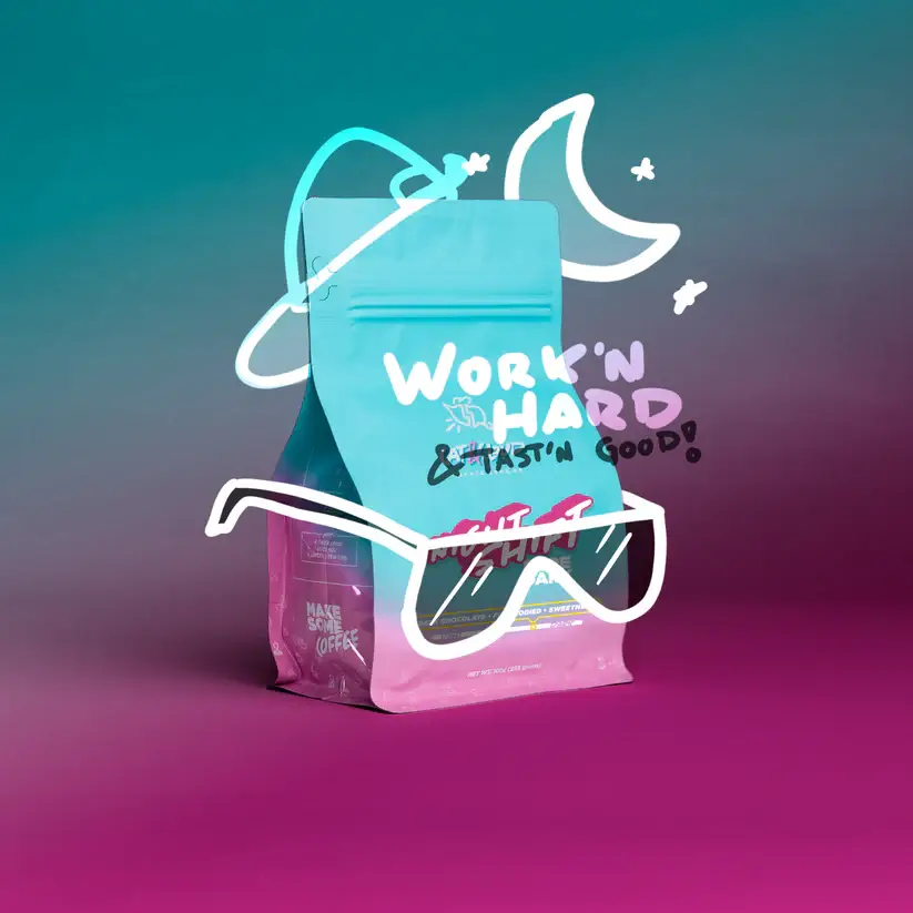 Cat & Cloud Coffee - Wholesale Coffee Beans - Night Shift (10 oz)1