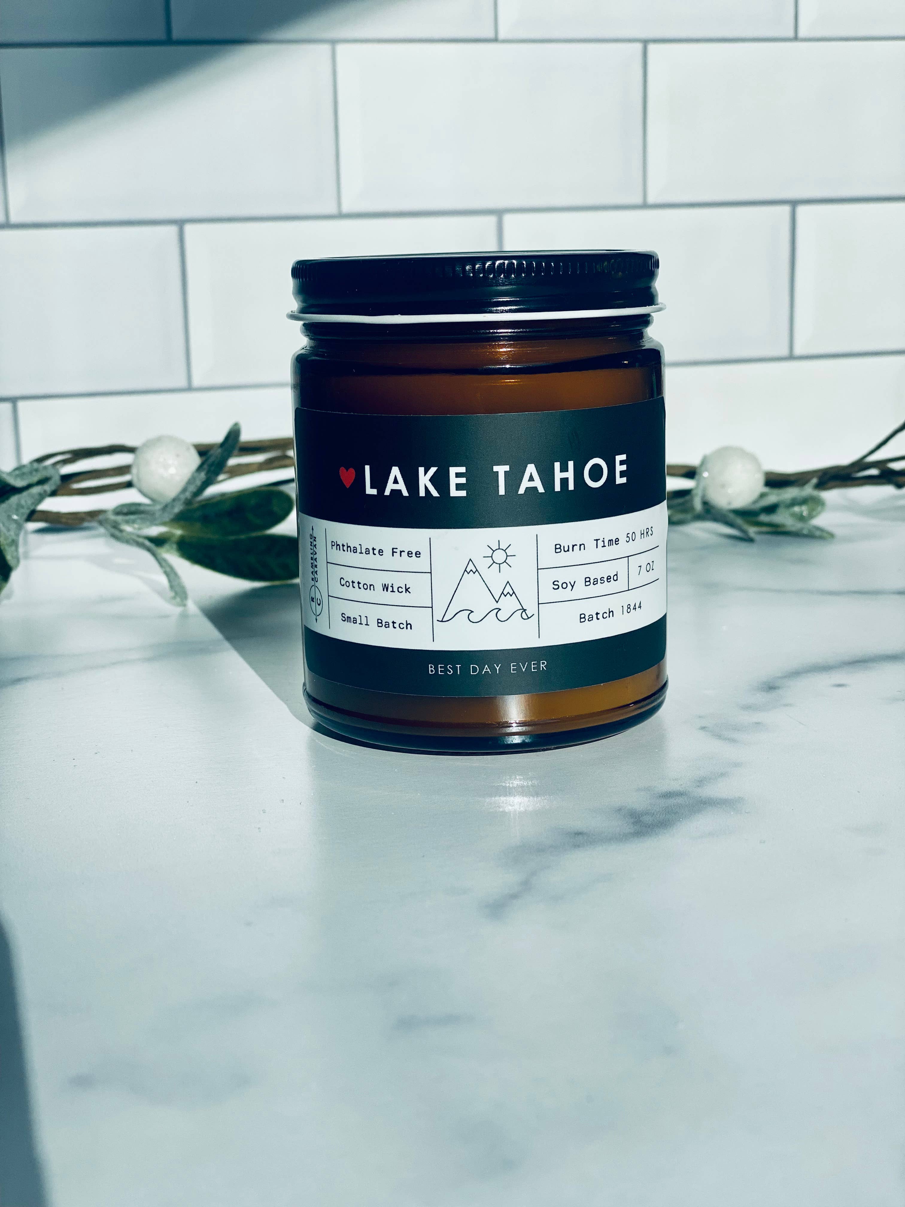 Rambling Caravan - Wholesale Jar/Filled Candle - Lake Tahoe, NV Candle1