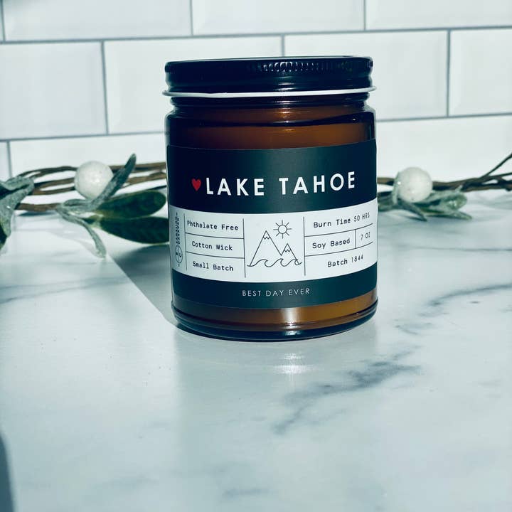 Rambling Caravan - Wholesale Jar/Filled Candle - Lake Tahoe, NV Candle1