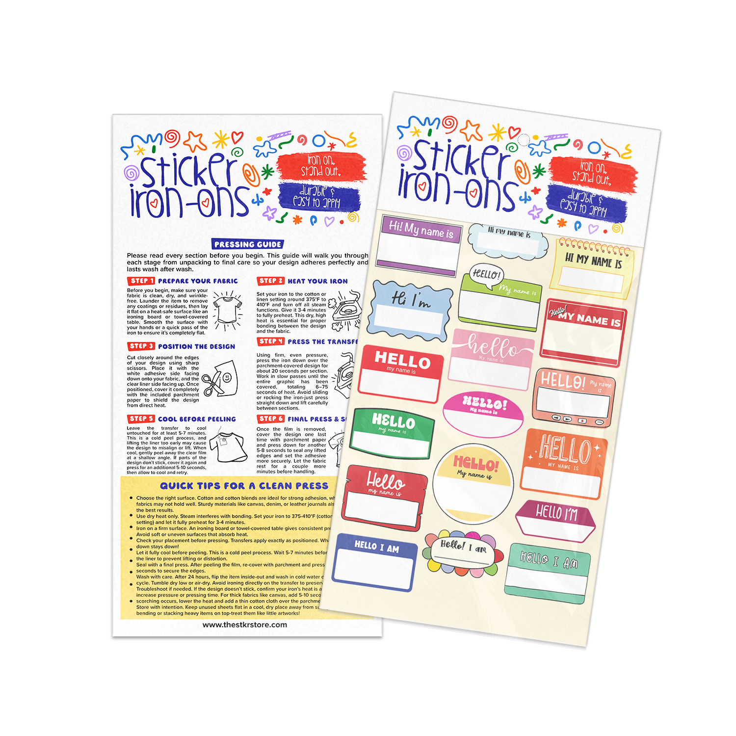 Girls Printing House - Wholesale Sticker - Name Tags Sticker Iron-Ons 0