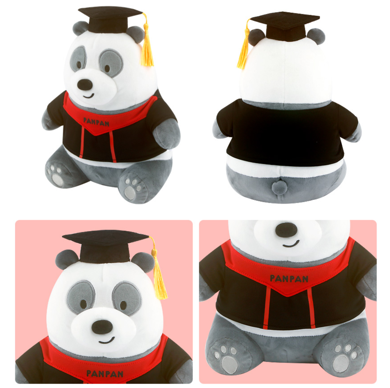 K-Wonderland - Wholesale Stuffed/Plush Toy - Kids & Baby - We Bare Bears Graduate Theme Plush Toy Cushion Home Deco3