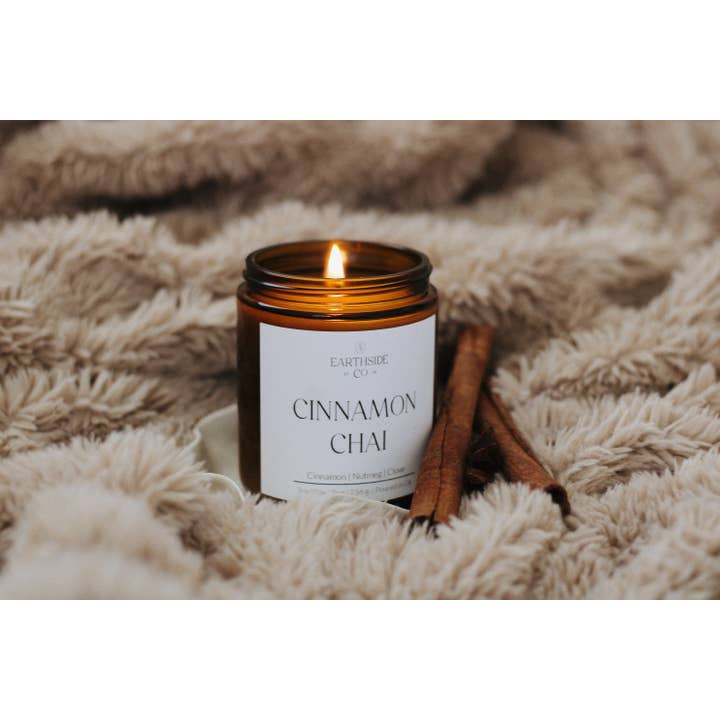 the earthside co - Wholesale Votive Candle - Cinnamon Chai